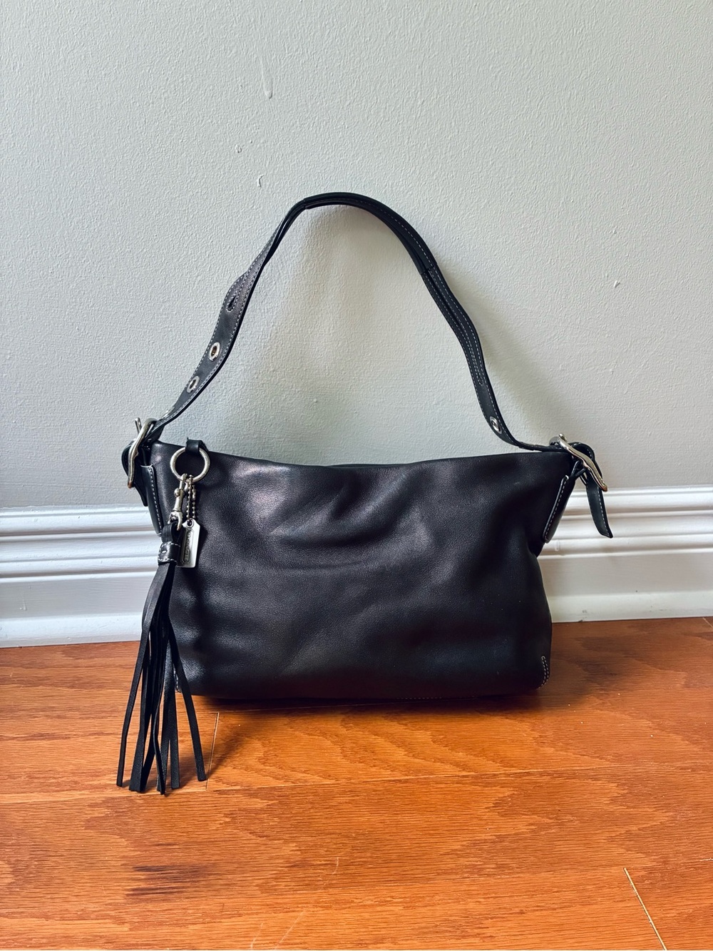 Coach East West Legacy Leather Shoulder Purse, Vintage Y2K, 1417, Baguette Style